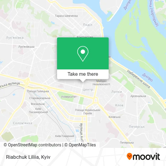 Riabchuk Liliia map