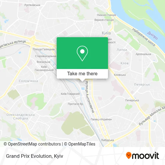 Grand Prix Evolution map