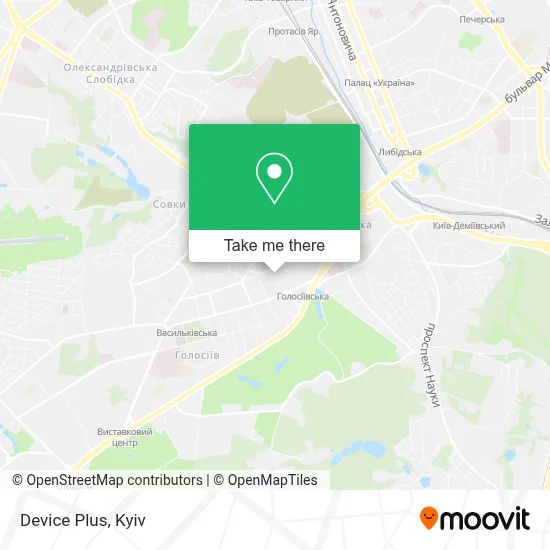 Device Plus map
