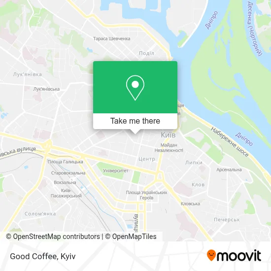 Good Coffee map