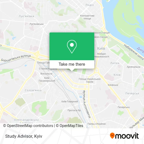 Study Advisor map