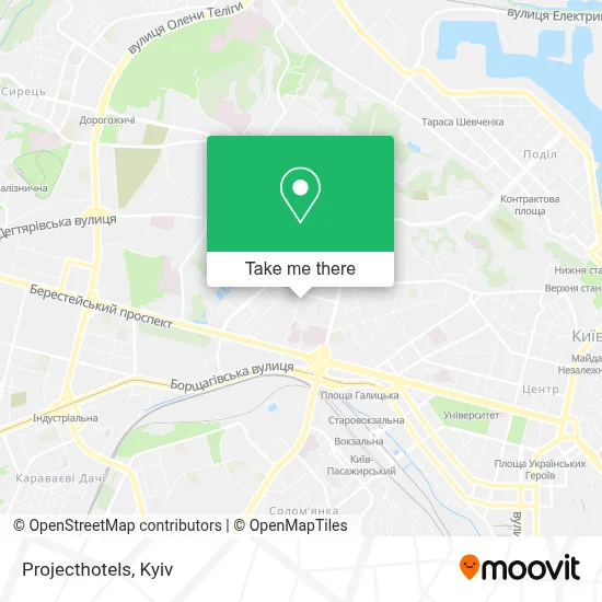 Projecthotels map