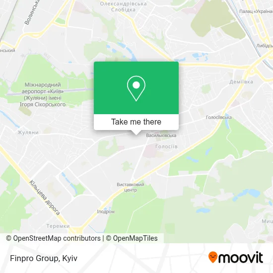 Finpro Group map