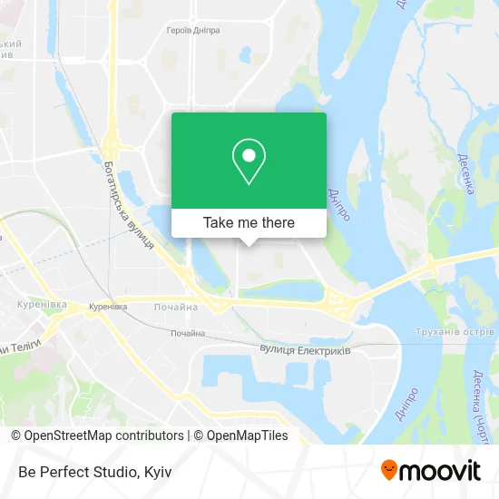 Be Perfect Studio map