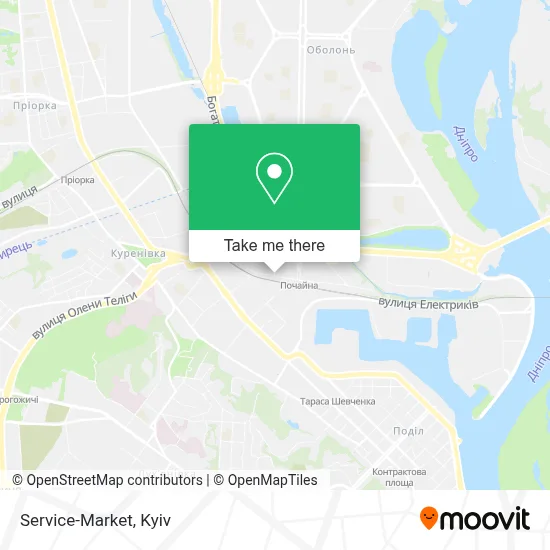 Service-Market map