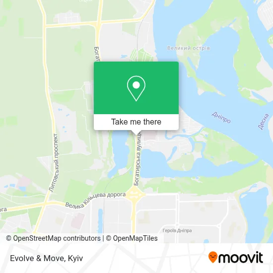 Evolve & Move map