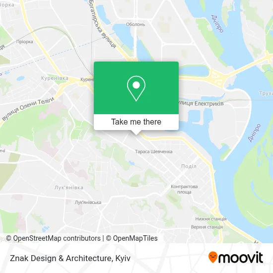 Znak Design & Architecture map
