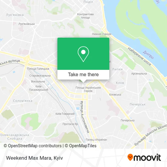 Weekend Max Mara map