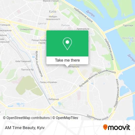 AM Time Beauty map