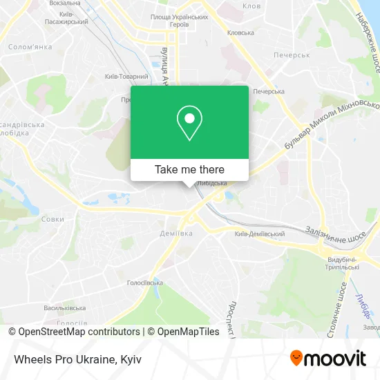 Wheels Pro Ukraine map