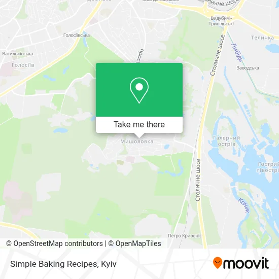 Simple Baking Recipes map