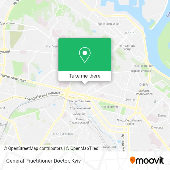 General Practitioner Doctor map