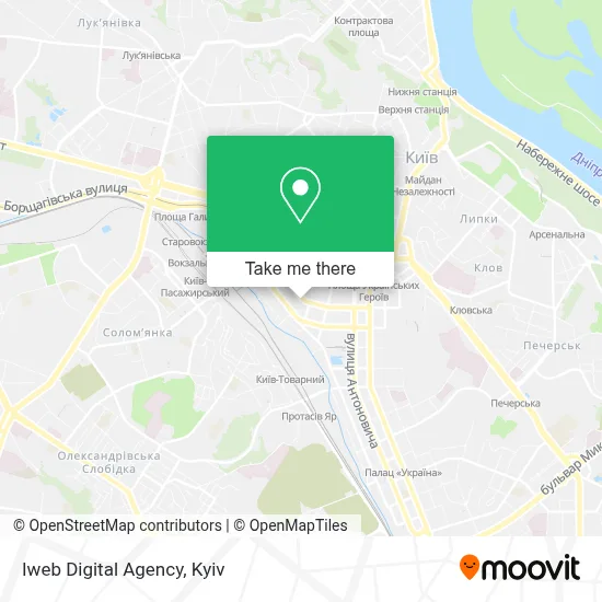 Iweb Digital Agency map