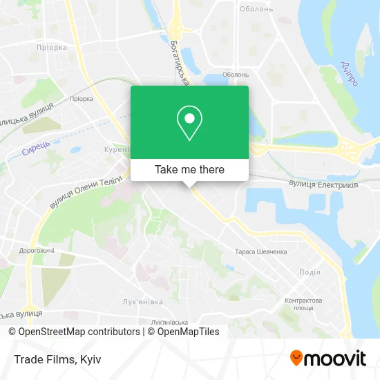 Trade Films map