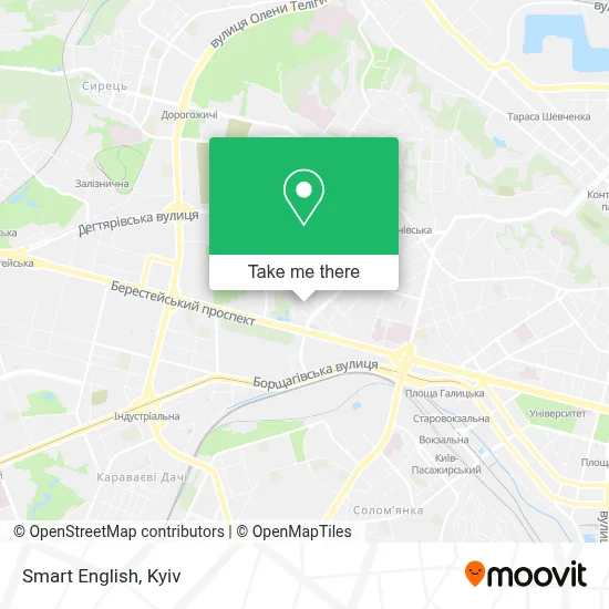 Smart English map