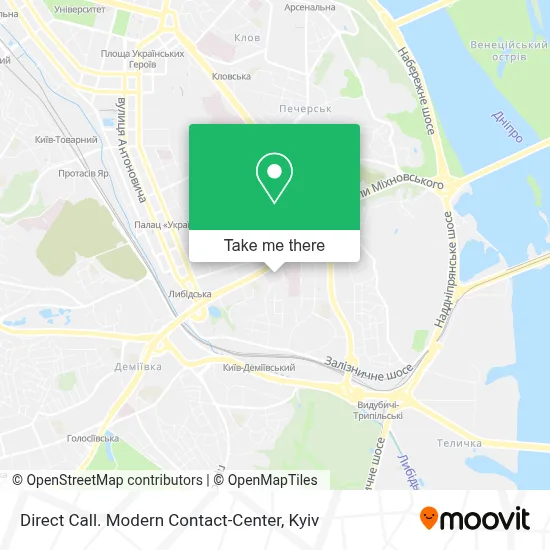 Direct Call. Modern Contact-Center map