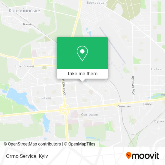 Ormo Service map