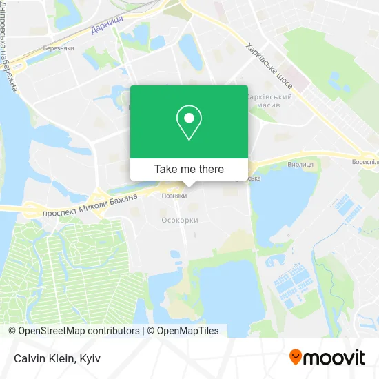 Calvin Klein map