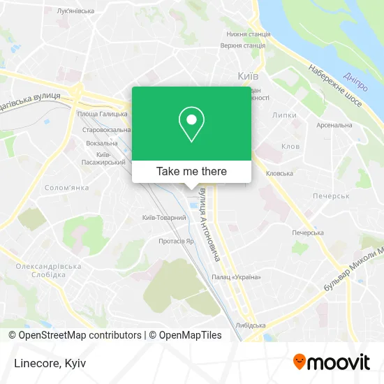 Linecore map