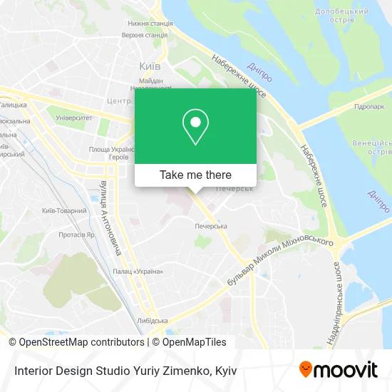 Interior Design Studio Yuriy Zimenko map