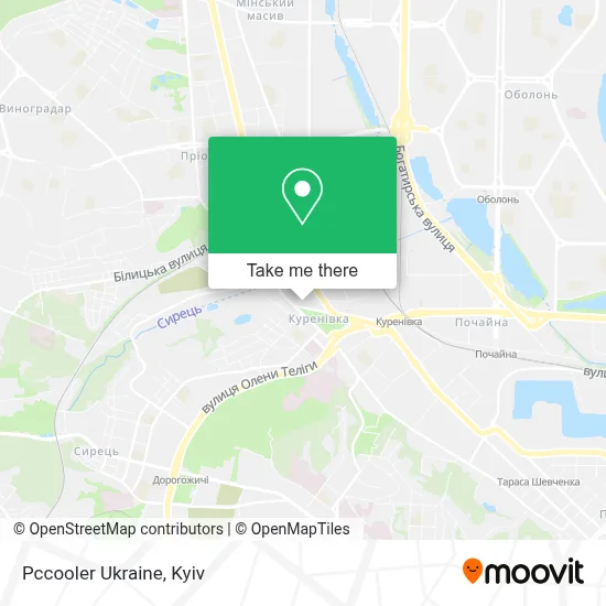 Pccooler Ukraine map