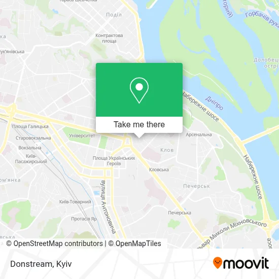 Donstream map