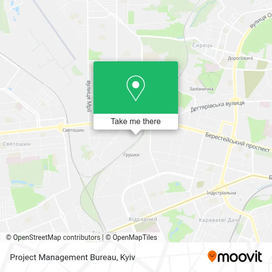 Project Management Bureau map