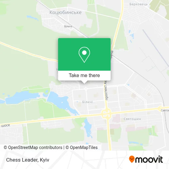 Chess Leader map