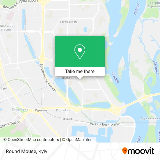 Round Mouse map