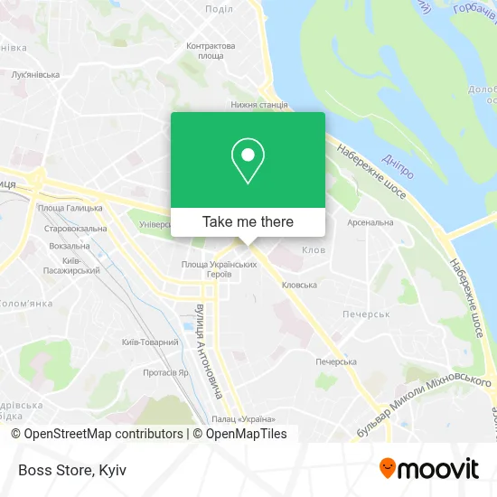 Boss Store map