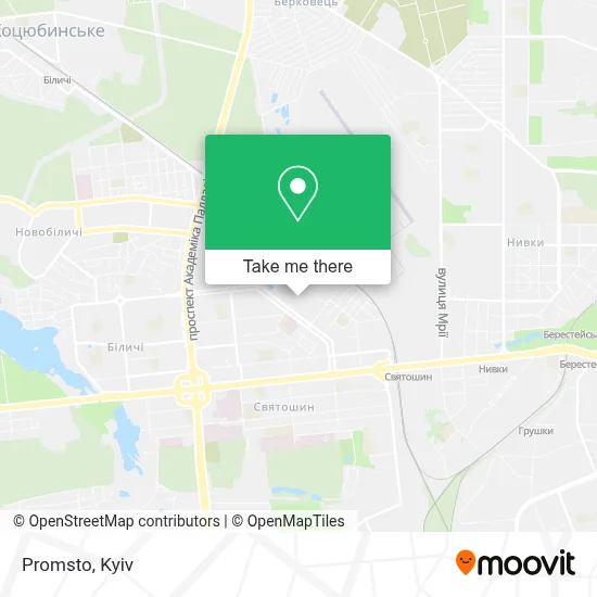 Promsto map