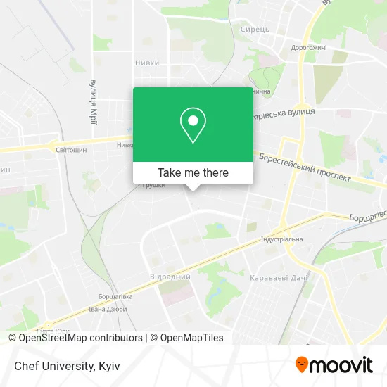 Chef University map