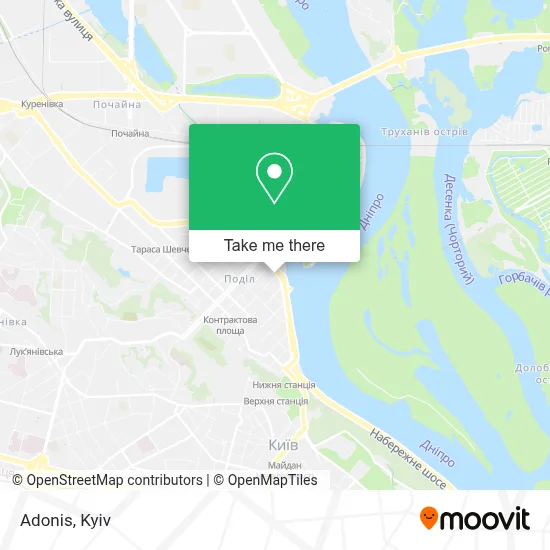 Adonis map