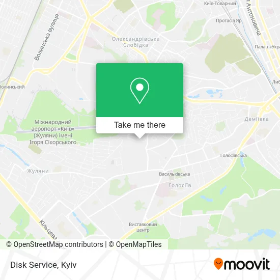 Disk Service map