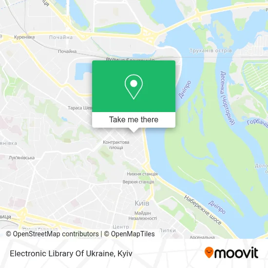 Electronic Library Of Ukraine map