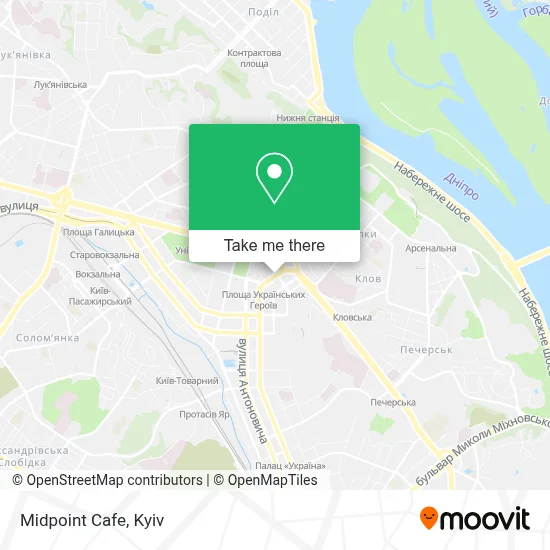 Midpoint Cafe map