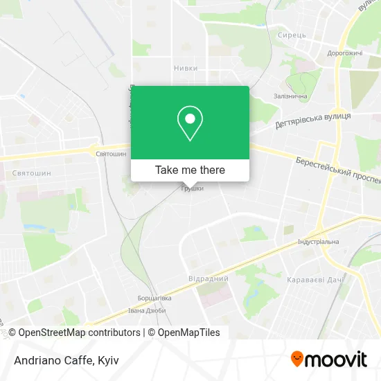 Andriano Caffe map