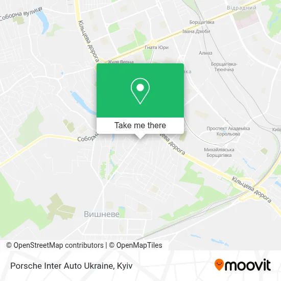 Porsche Inter Auto Ukraine map