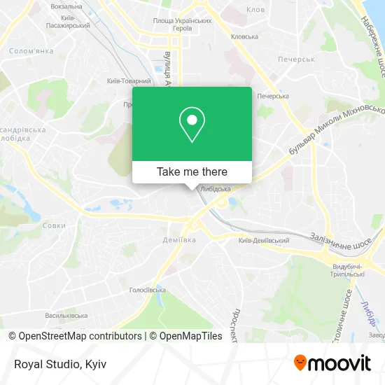 Royal Studio map