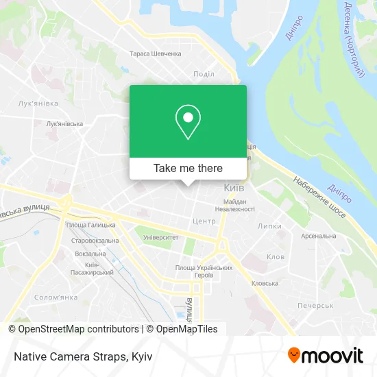 Native Camera Straps map