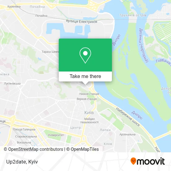 Up2date map