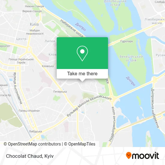 Chocolat Chaud map