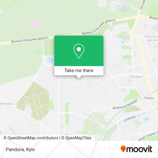Pandora map