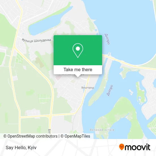 Say Hello map
