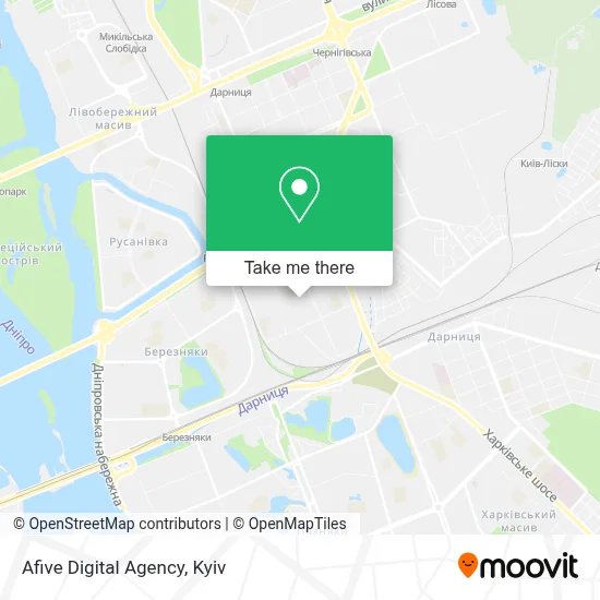Afive Digital Agency map