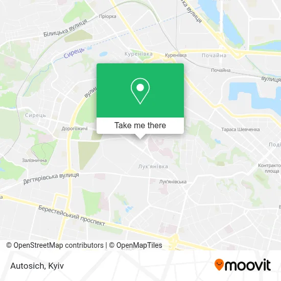 Autosich map