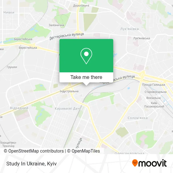 Study In Ukraine map