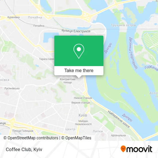 Coffee Club map