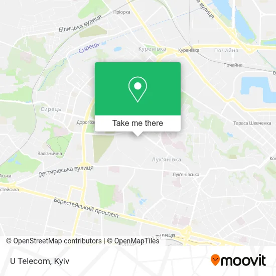 U Telecom map