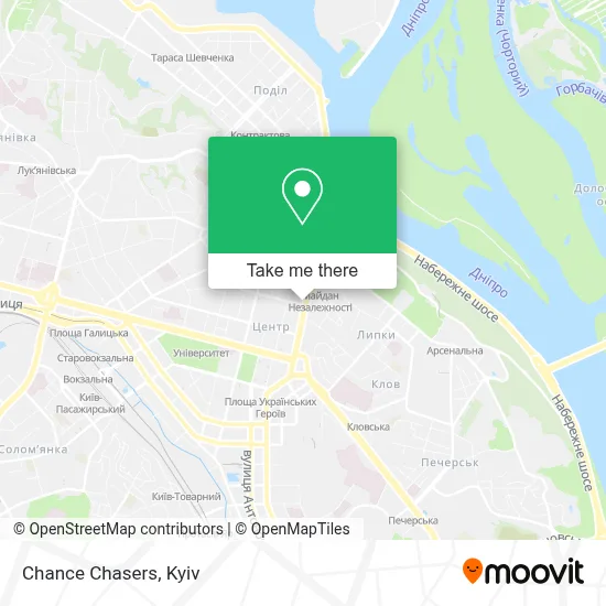 Chance Chasers map